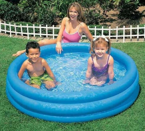 Crystal Blue Inflatable Kids Pool