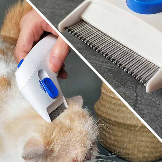 Flea Doctor Electric Flea & Tick Comb for Dogs and Cats – Safe, Chemical-Free Grooming
