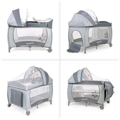 2 in 1 Baby Cot with Toys