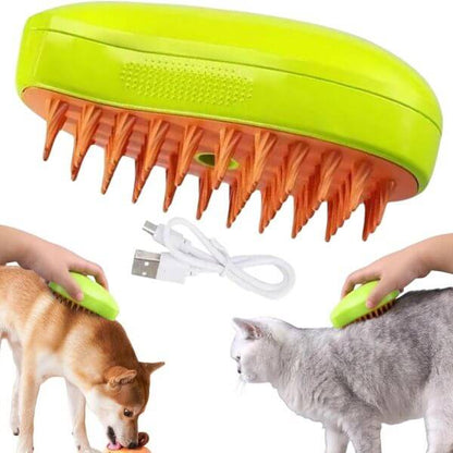 3 in 1 Electric Steam Pet Brush
