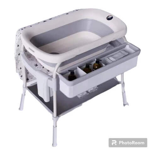 Multifunctional Baby Nursing Changing Table With Fold Bathtub